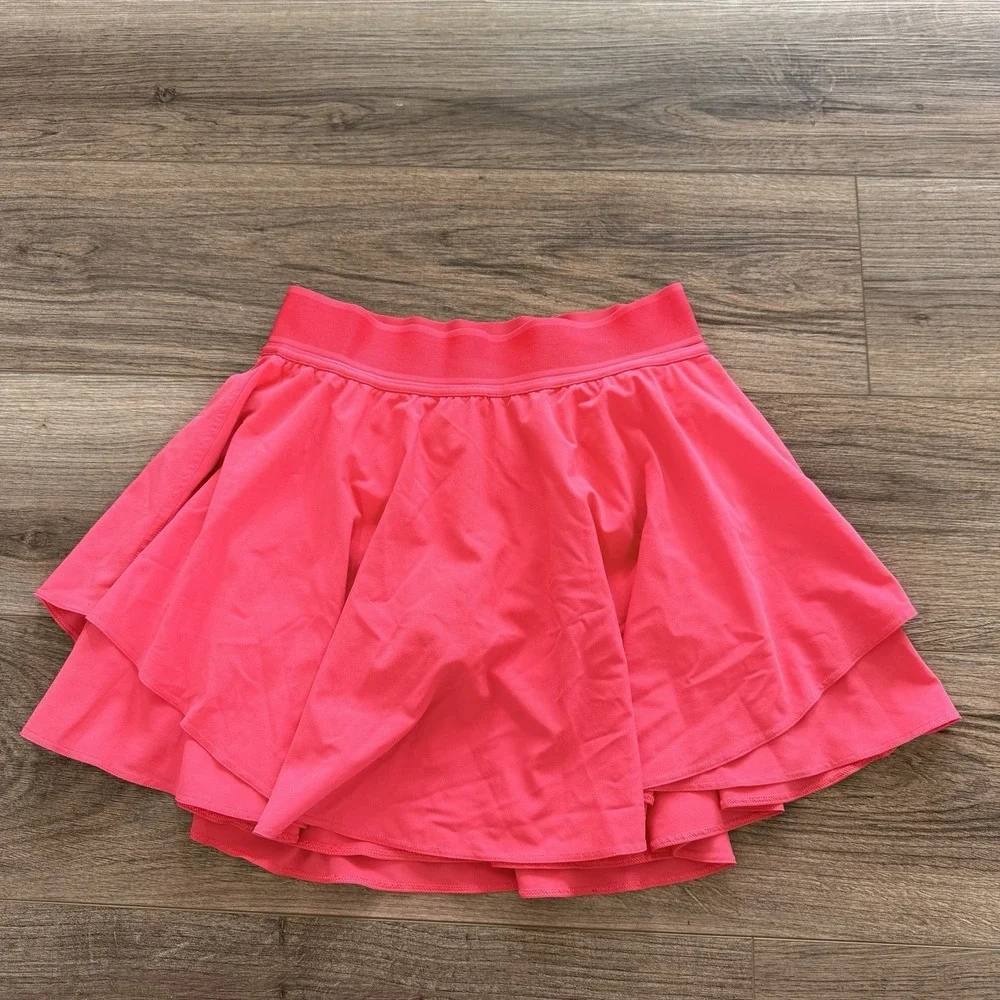 Lululemon Court Rival High Rise Skirt *Long Size 4 Lip Gloss - LW8AH4T